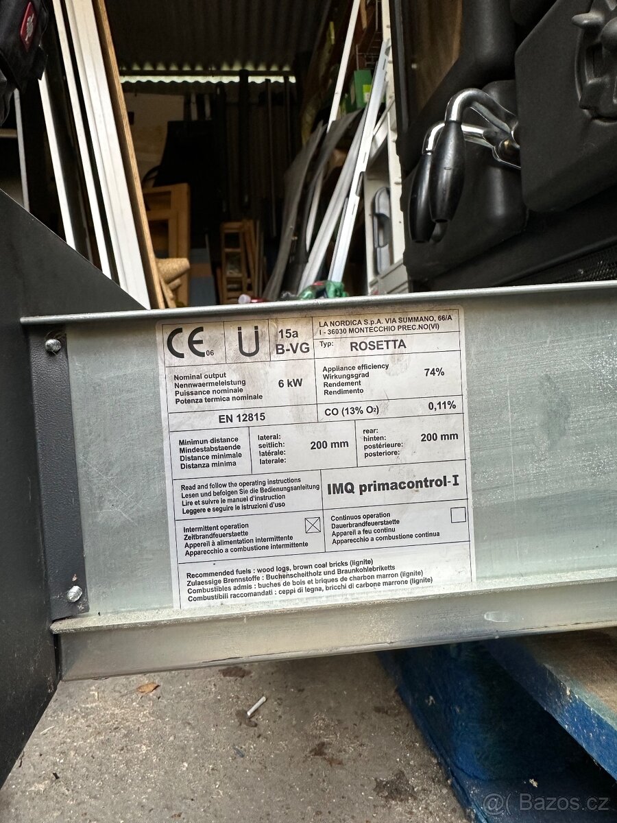 Krbová kamna - sporák a trouba La nordica Rosetta - 12