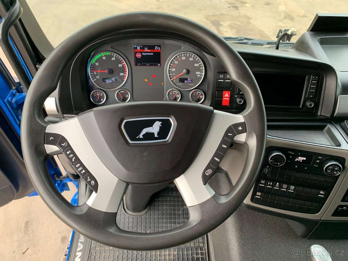 MAN TGS 28.500 6x4 třístranný sklápěč Bordmatic - 12