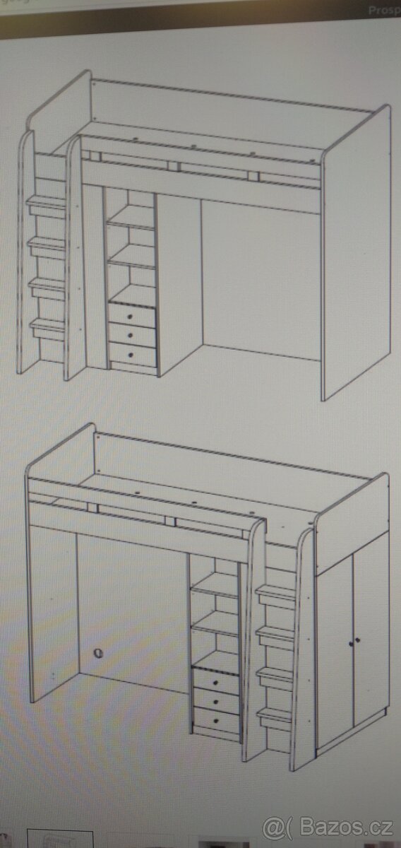 DĚTSKÁ PATROVÁ POSTEL 90x200CM - 12