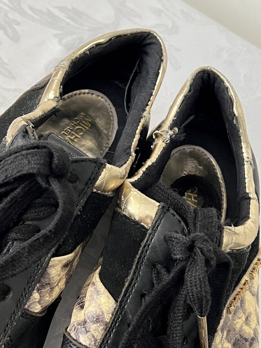 Michael Kors - dáms. kožené tenisky – vel. 38 - 12