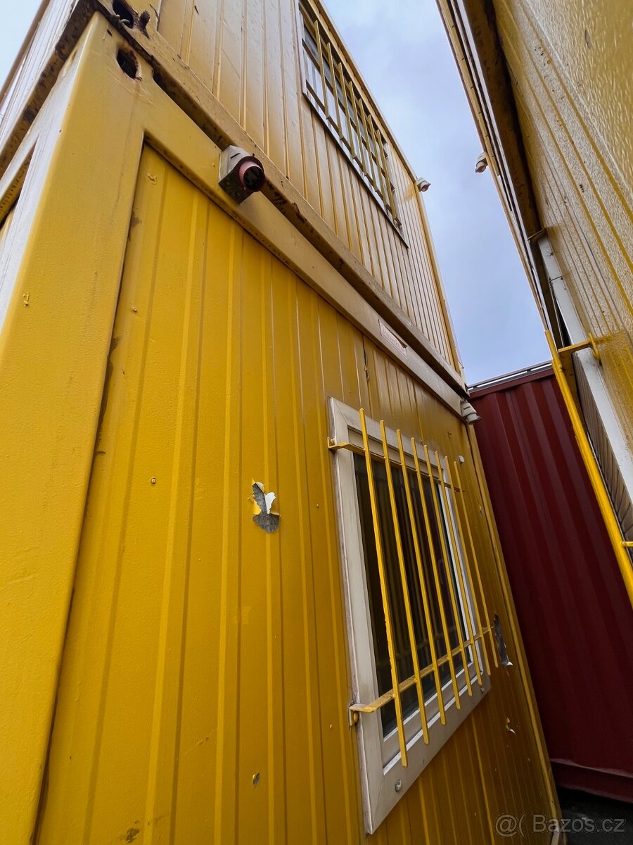 Buňky, kontejnery obytné 3x6m = 4ks - 12