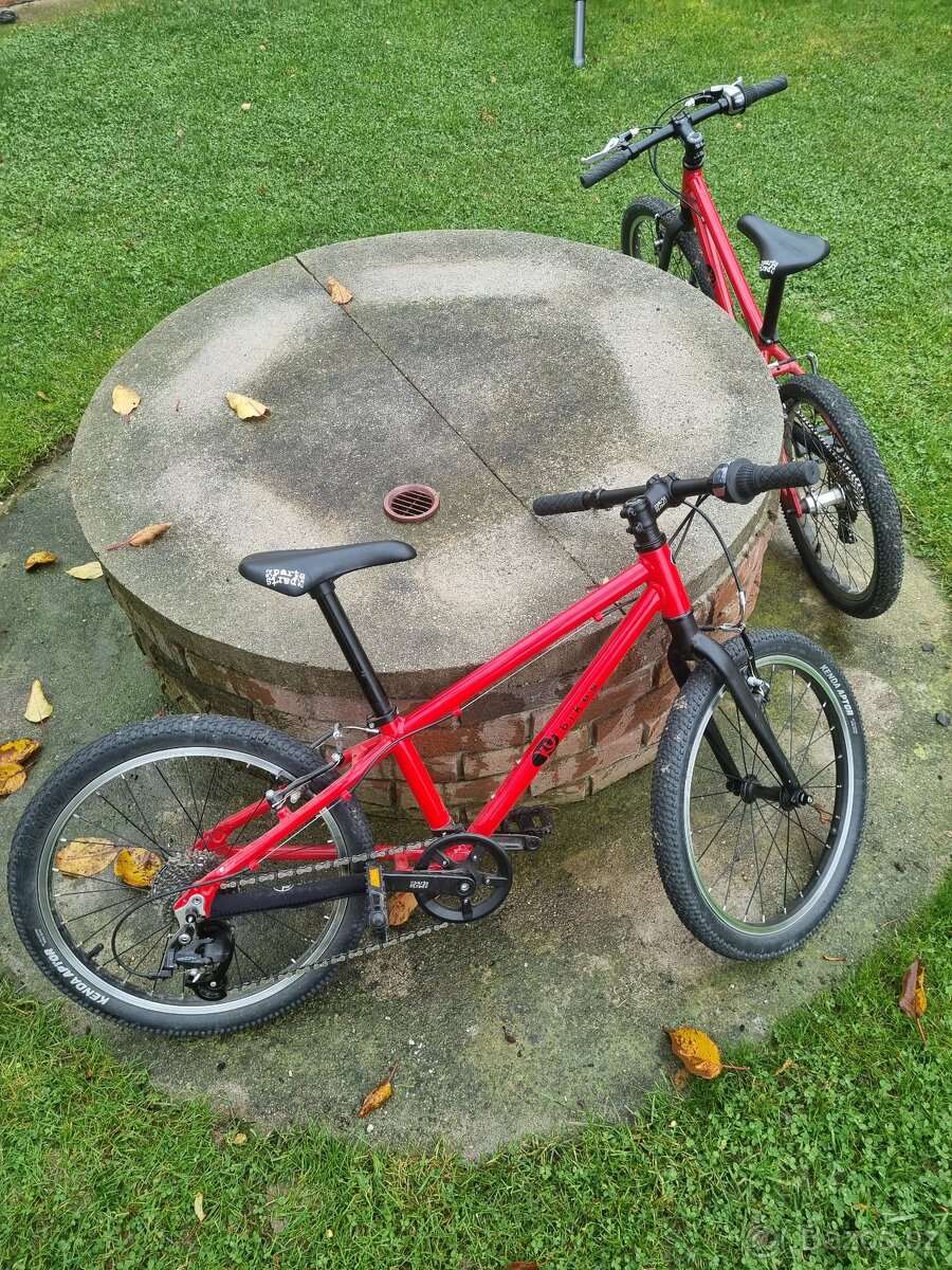 KUBIKES - dětské kolo 20L MTB červená - 12