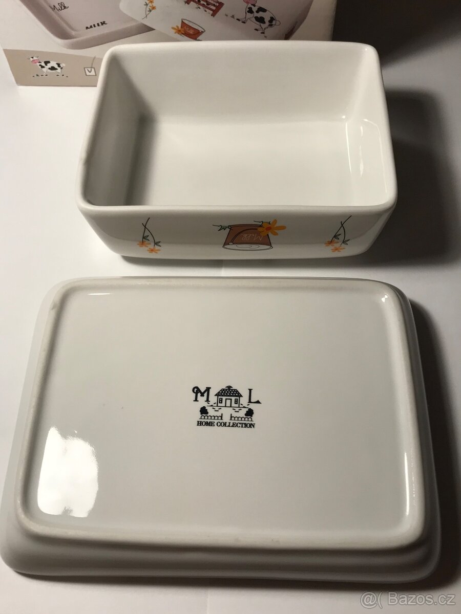 Sada na čaj s máslenkou a miskou - 12