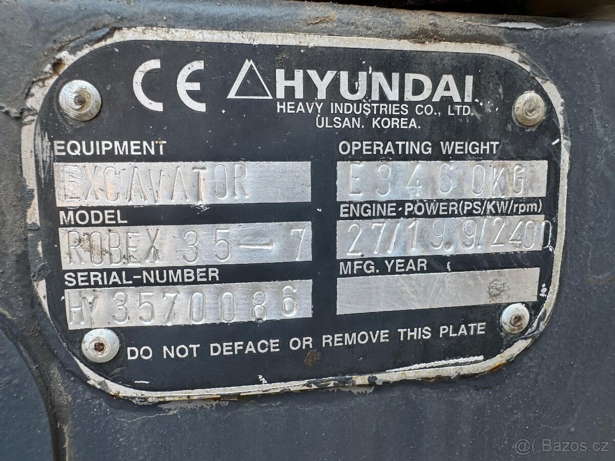 Hyundai Robex 35-7 - 12