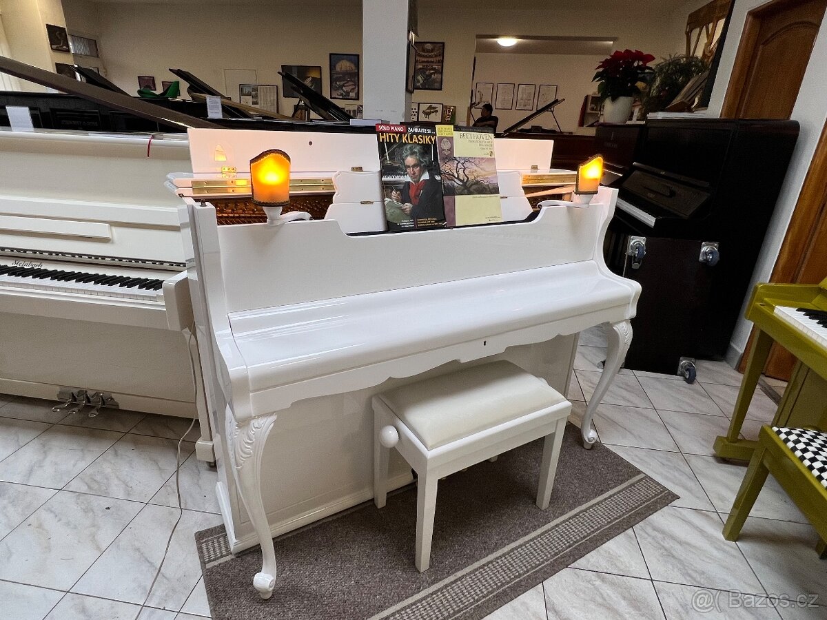 Německé piano Schimmel rococo po opravě, se zárukou, doprava - 12