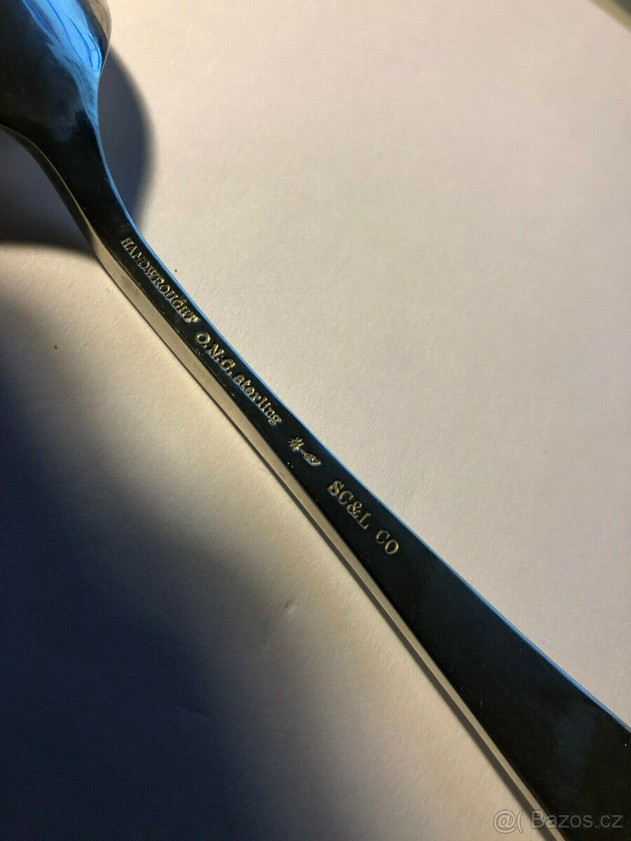 Stříbrné příbory 925, USA, krabička na příbory, Anglie, ne 8 - 12