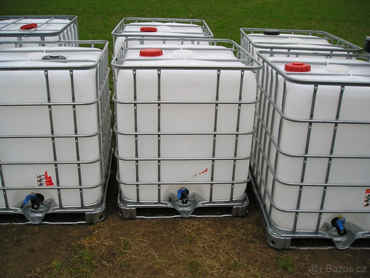 Nádrž na 1000 litrů, NEPOUŽITÉ, i na pitnou vodu - 12