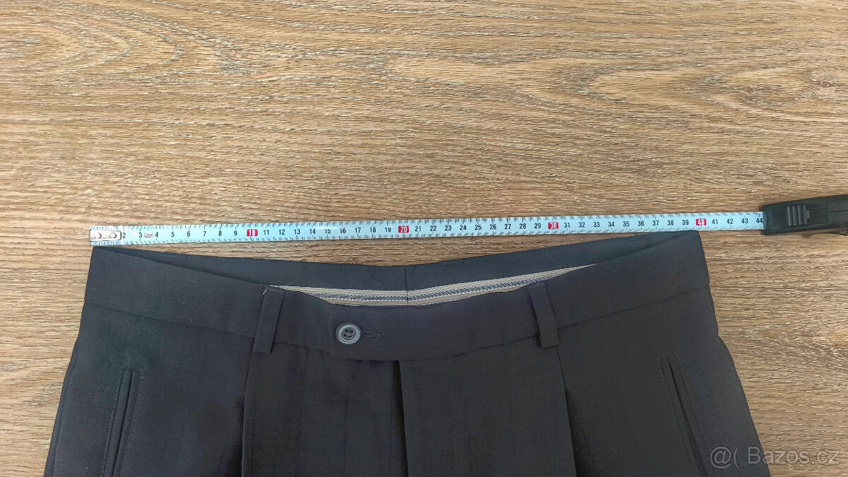 Společenský oblek, sako, vesta, kalhoty vel. 48 - 12