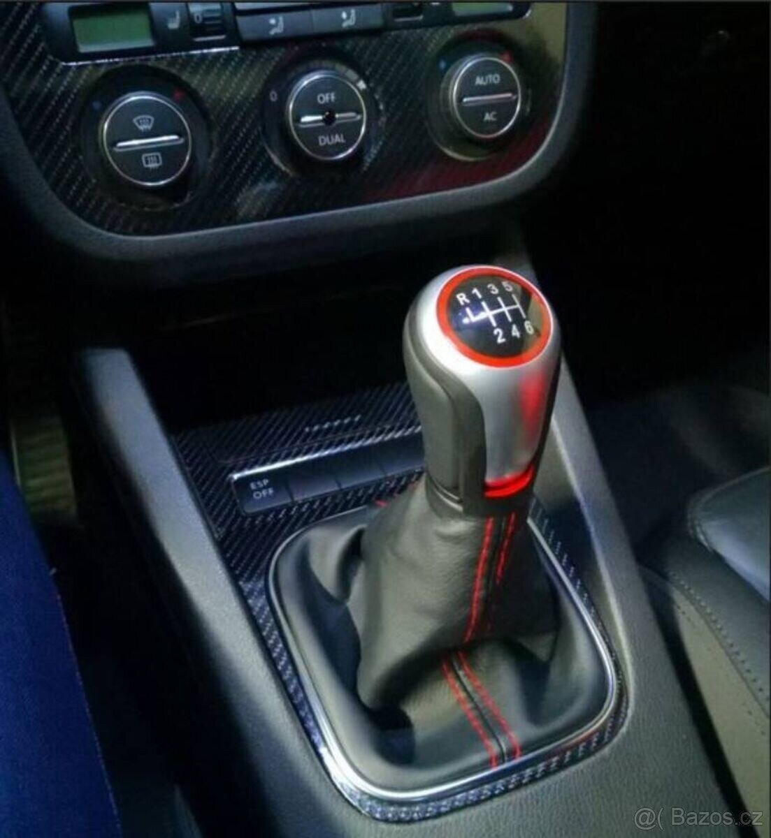 Kožená radaca páka s bilym šitím - 12