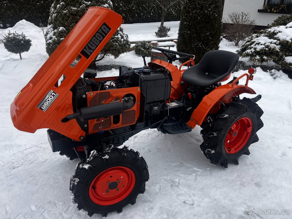 malotraktor Kubota B6001 3válec 4x4 - 12