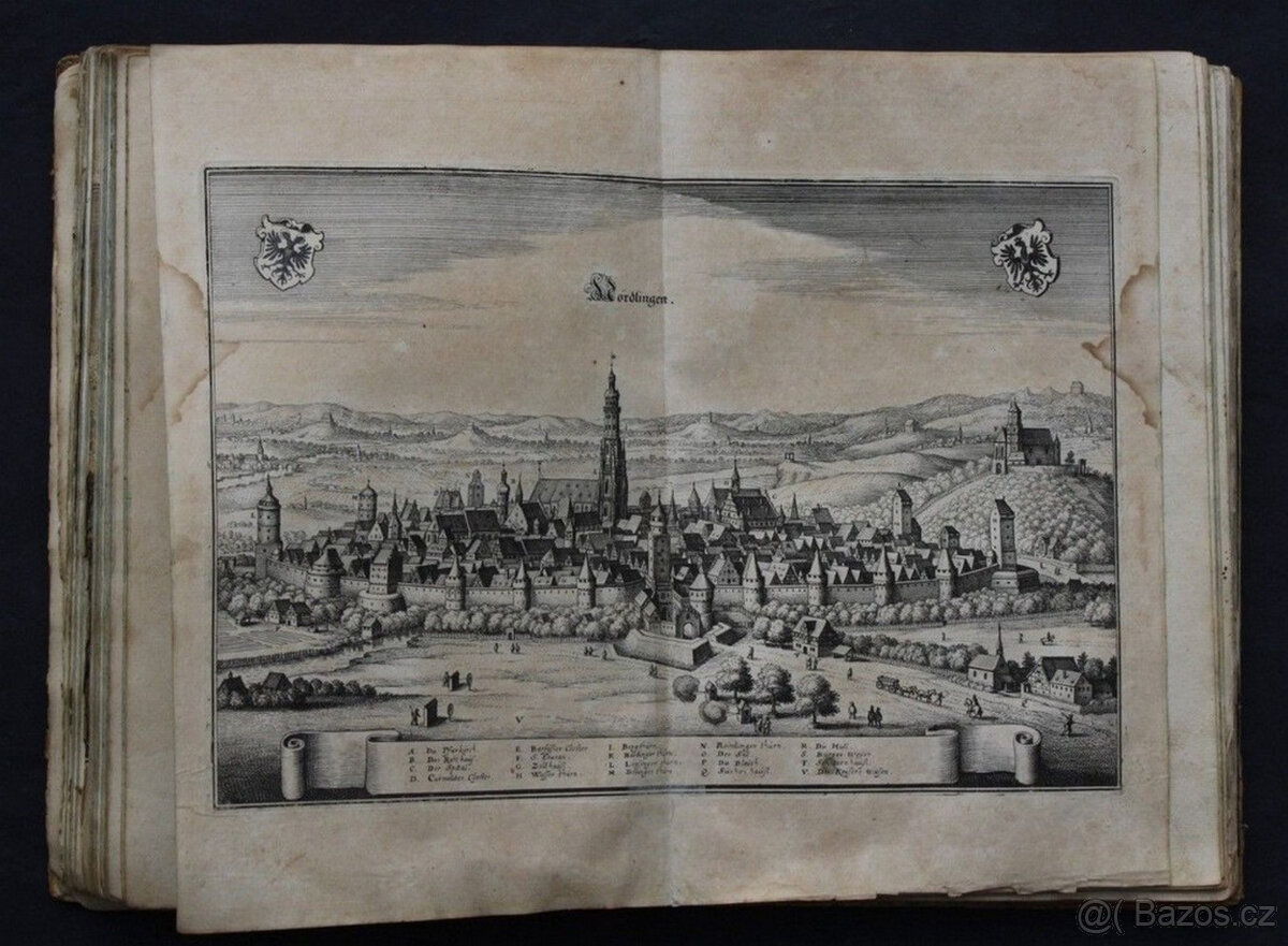 MERIAN, TOPOGRAPHIA Sueviae, SCHWABEN BADEN WÜRTTEMBERG, KUP - 12