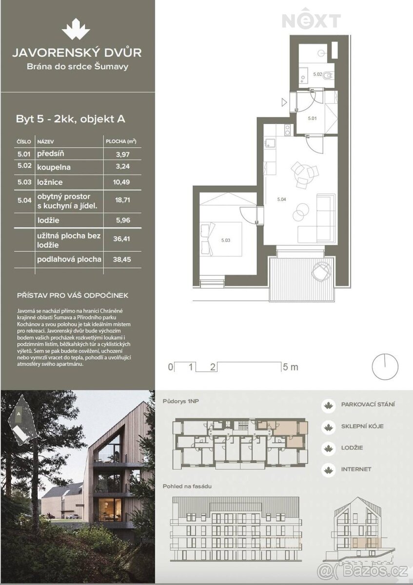 Prodej byt 2+kk, 38㎡ - 12