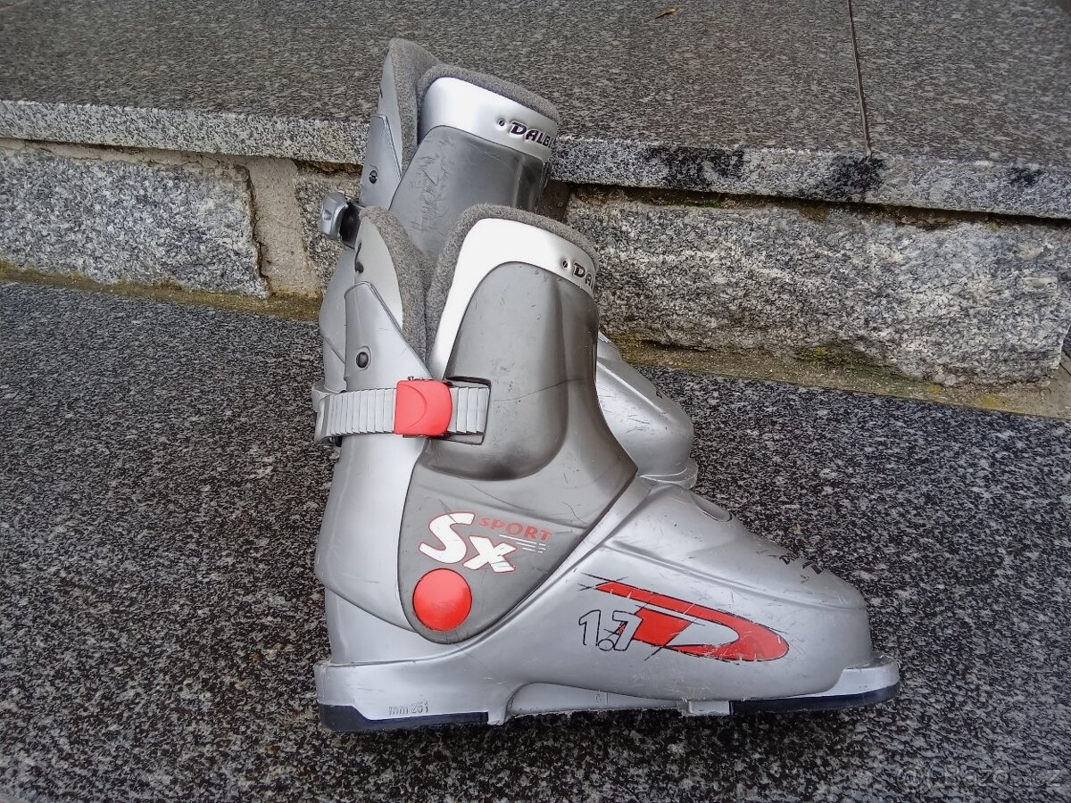 Dětské lyže 90 cm a boty - 12