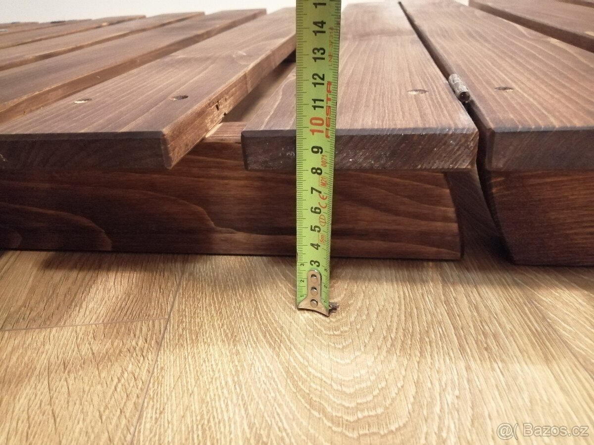 Dřevěné křeslo rozkládací - rám/rám postele - 12