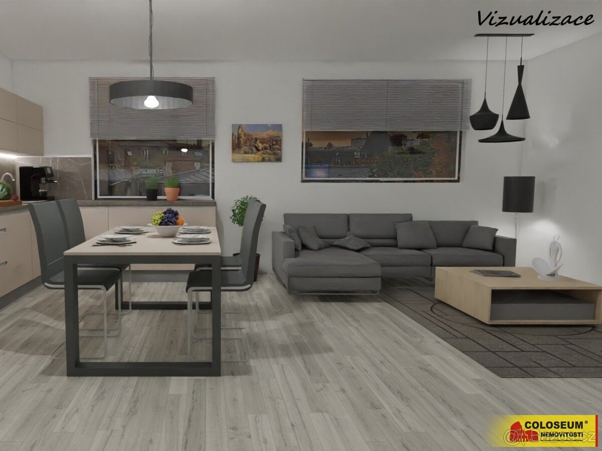 Hrušovany nad Jevišovkou, byt 3+kk novostavba, terasa, sklep - 12