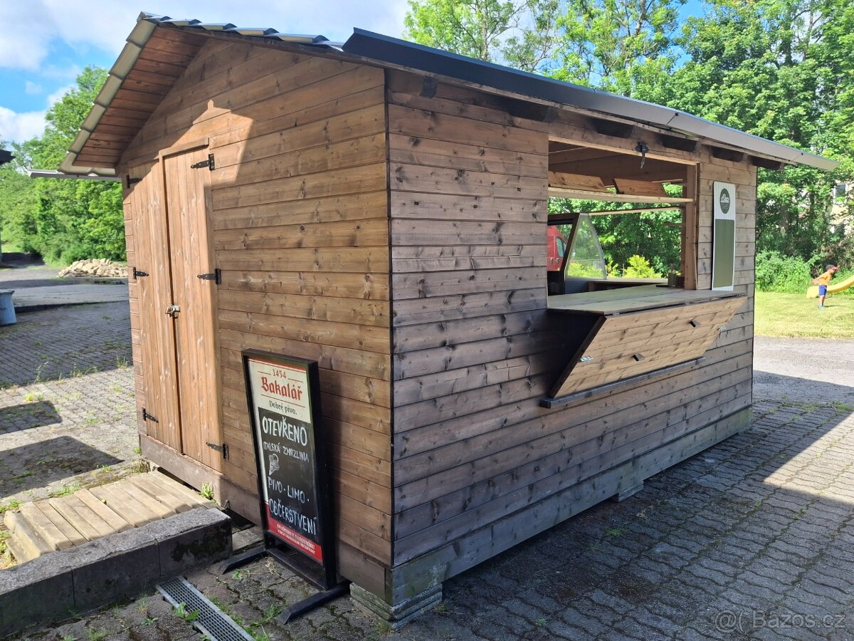 Prodejní stánek dřevěný 3x4m - 12