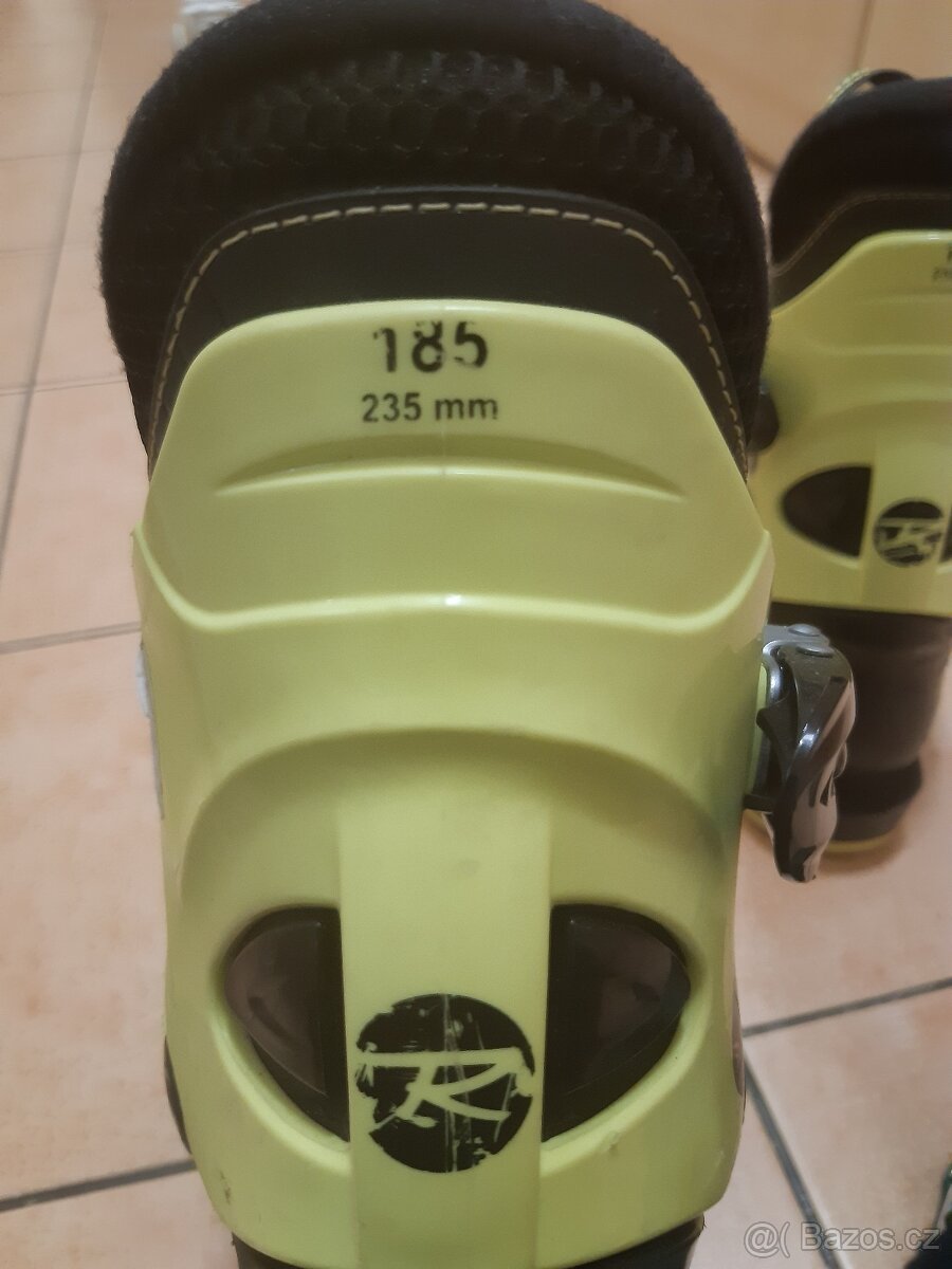 Komplet sjezdové lyže Wolkl a lyžáky Rossignol - 12