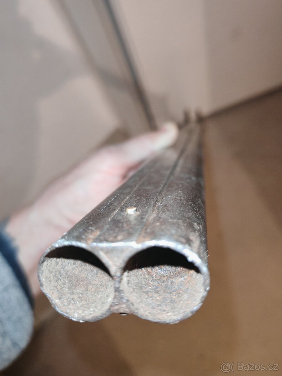 Historická dvouhlavňová brokovnice - 12