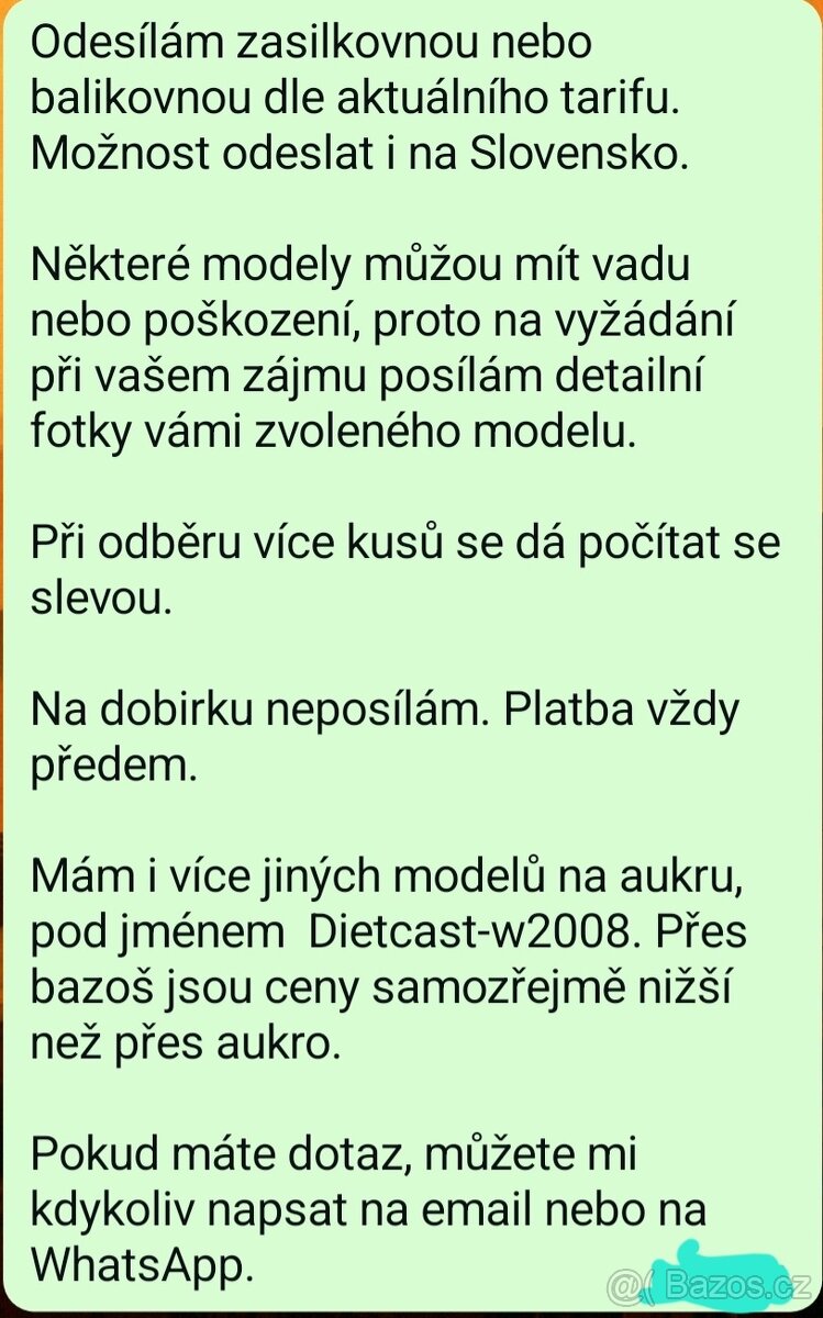 No name modely, velikost cca 1:43 - 12