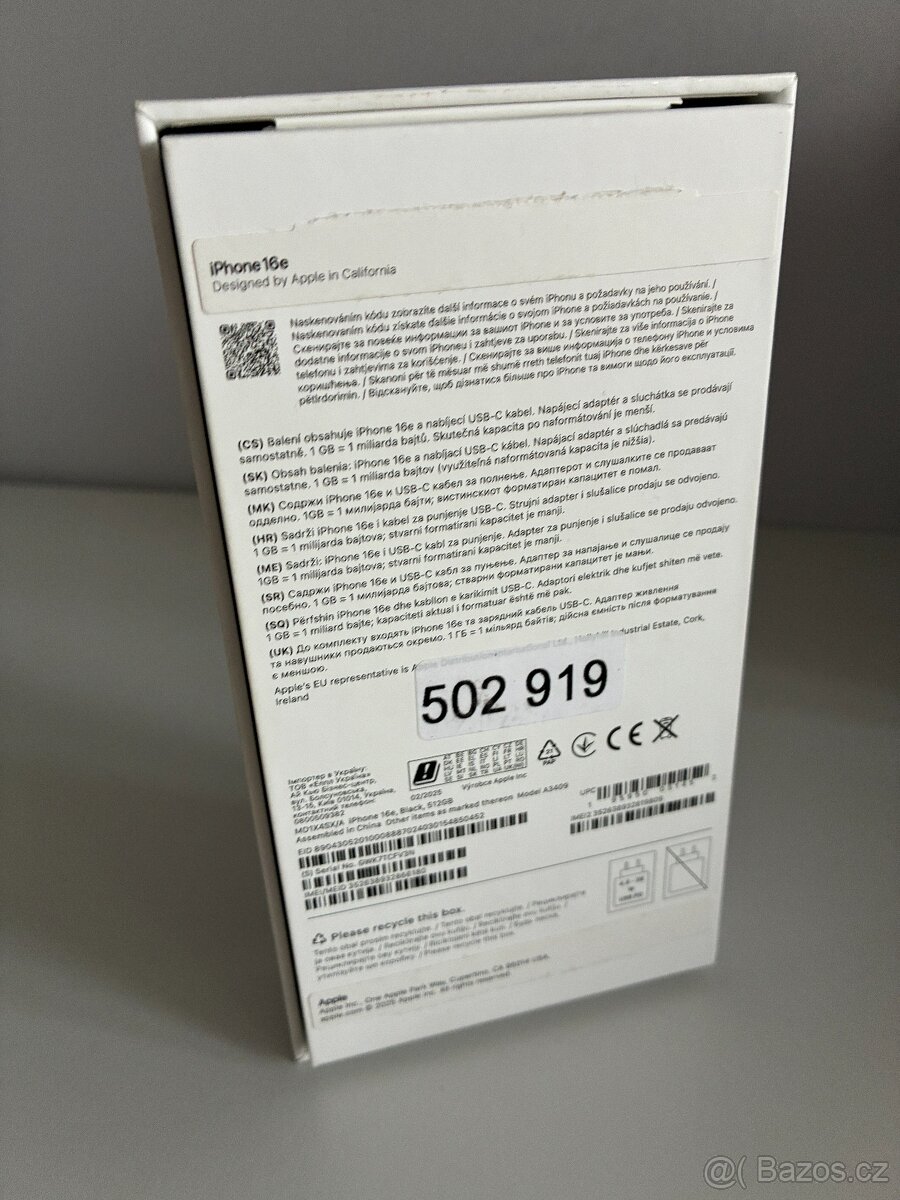 Iphone 16e 5121GB černý - 12