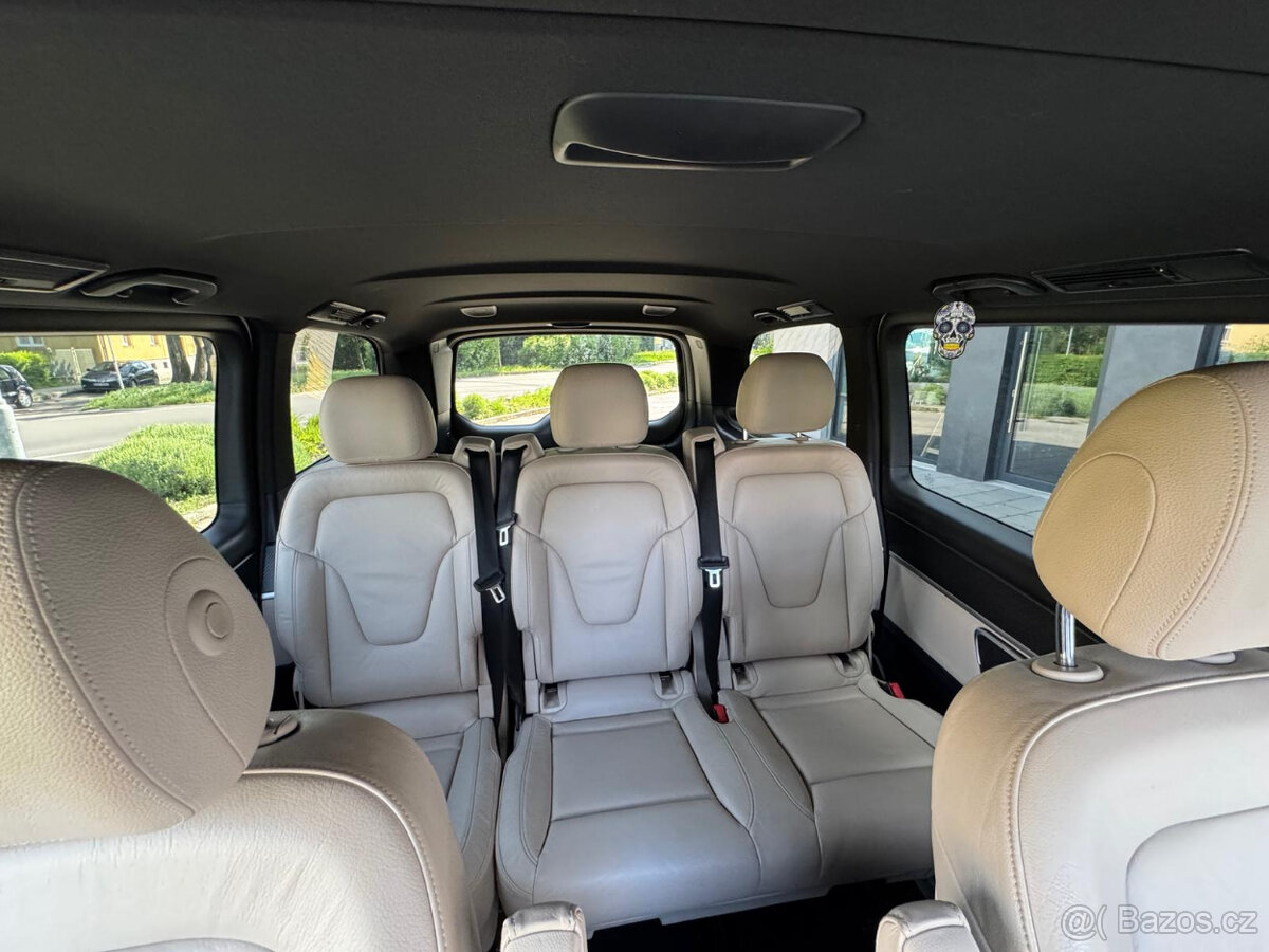 V250d AMG paket full LED kamery ACC webasto BURMASTER tažne - 12