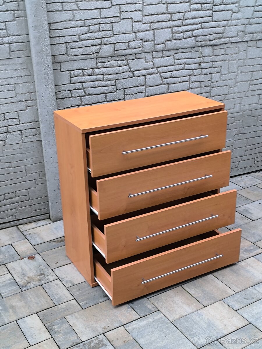 Prodám komodu se 4 zásuvkami - 12
