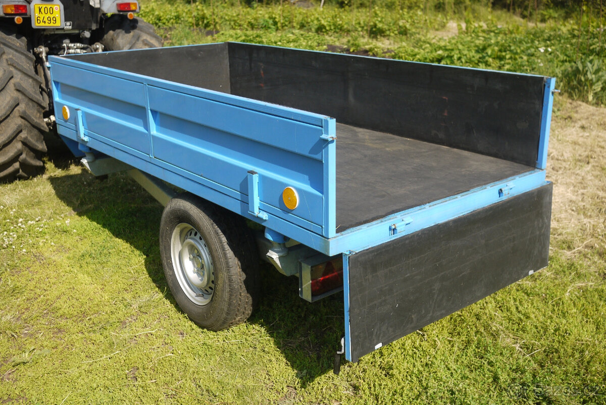 Prodám traktorový vlek Dýnek 1,8 t STK do 2029(cena bez DPH) - 12