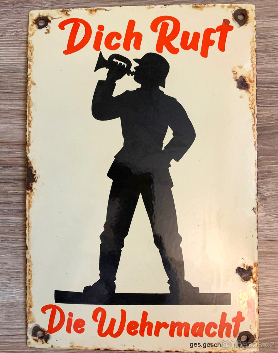 3 nemecke stanove koliky bakelit hlinik Wehrmacht Waffen SS - 12