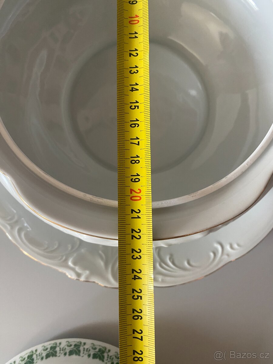 polévková mísa stará mísa na polévku porcelán starý servis - 12