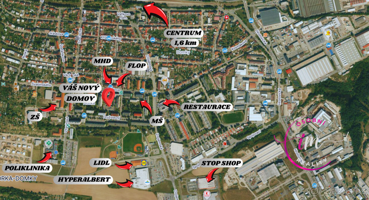 Pronájem bytu 2+1 Třebíč, Demlova - 12