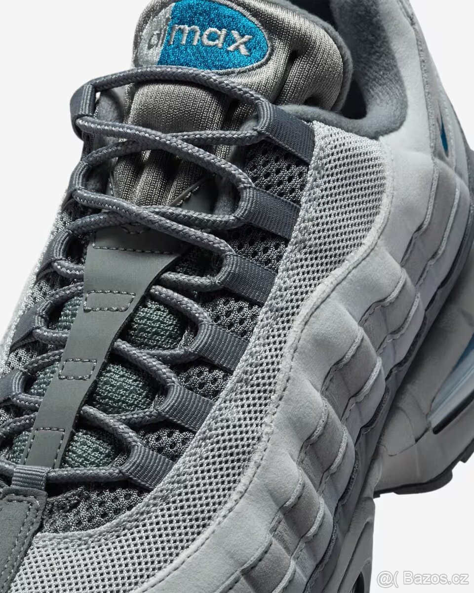 Nike Air Max 95 Big Bubble Smokey Grey/Green Abbys 46 - NOVÉ - 12