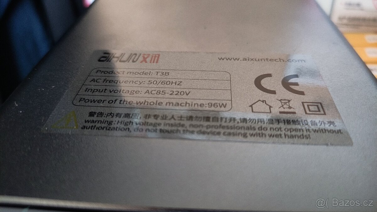 AIXUN T3B Pájecí stanice + všechny pera a hroty T115 & T210 - 12