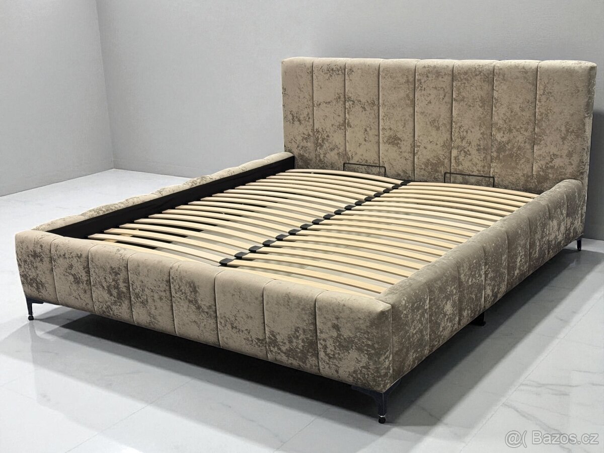 Manželská postel 180/200 a 160/200 úplně nové . - 12