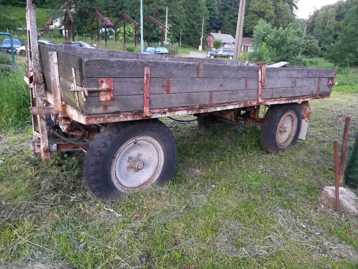 Vlek za traktor, vyklápěcí - 12