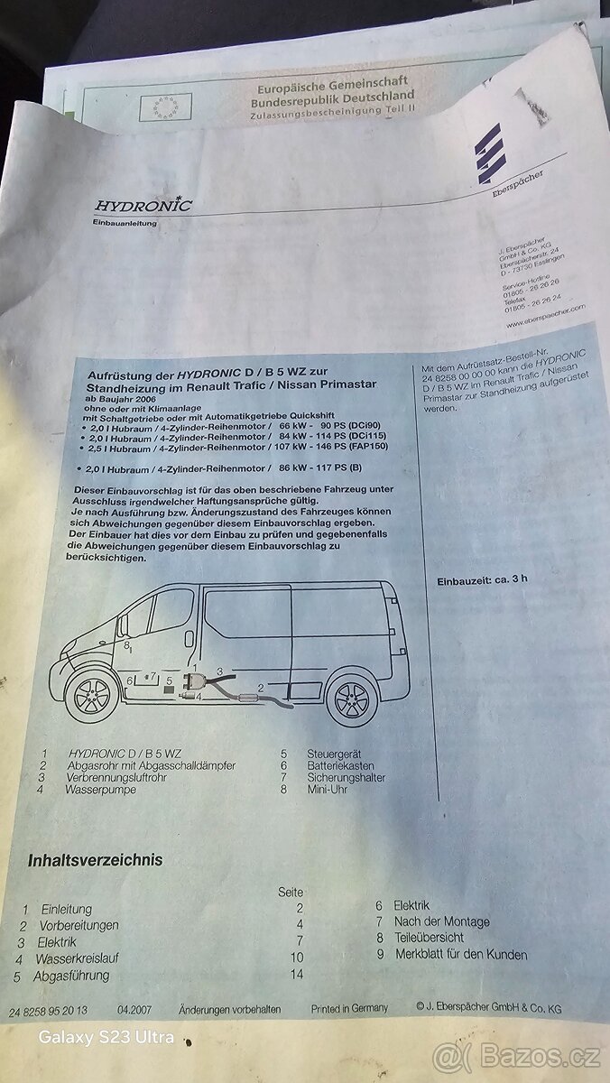 Renault Trafic 2,5DCI 107kw L2H2 postel kuchynka vestavba - 12