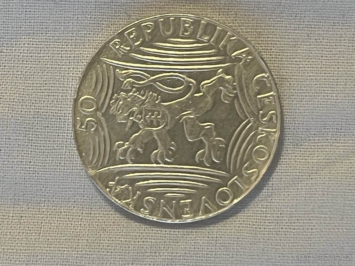 Mince Československo 3/3 + 10kč malé Kč - 12