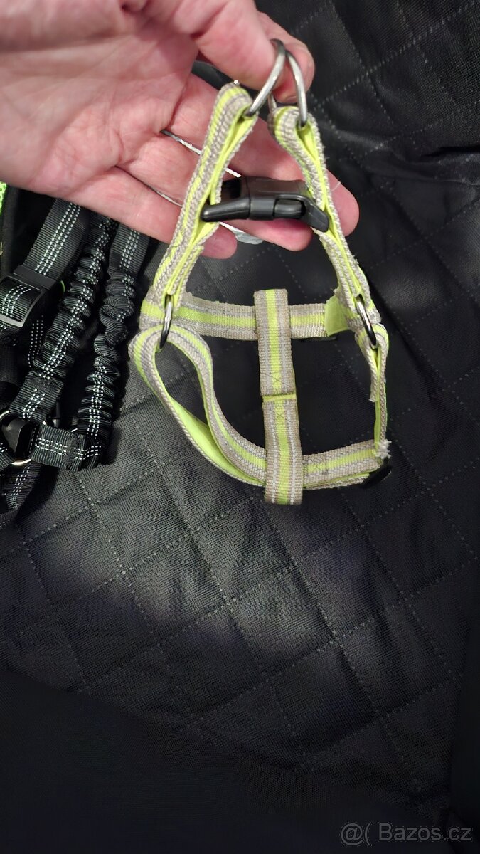 Klec/přepravka na psa, autosedačka, pásy postroj - 12