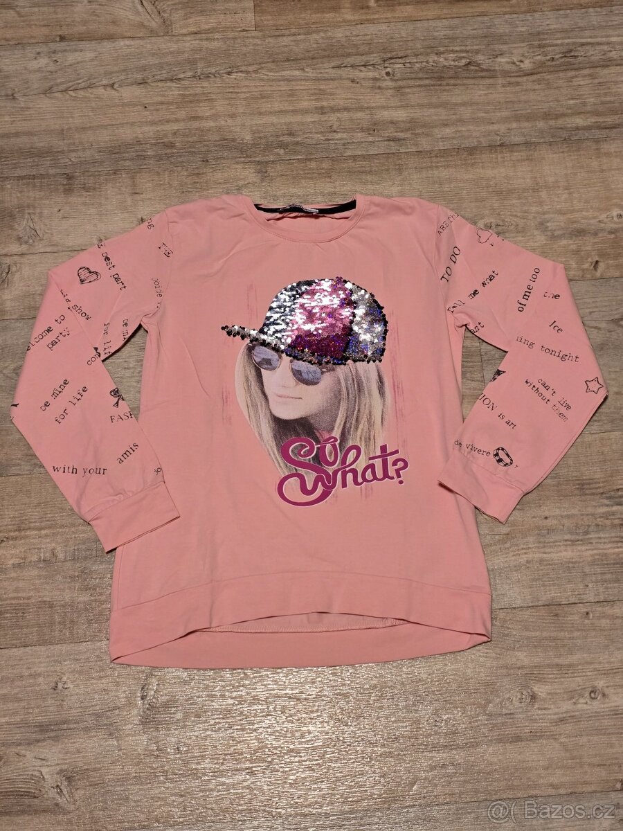 Dívčí trička, mikiny, vel. 164 - 12