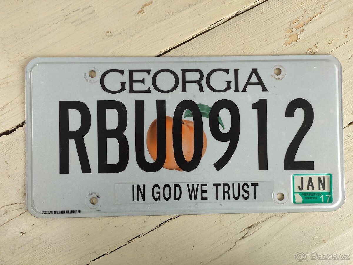 americke spz 50 statov original - 12