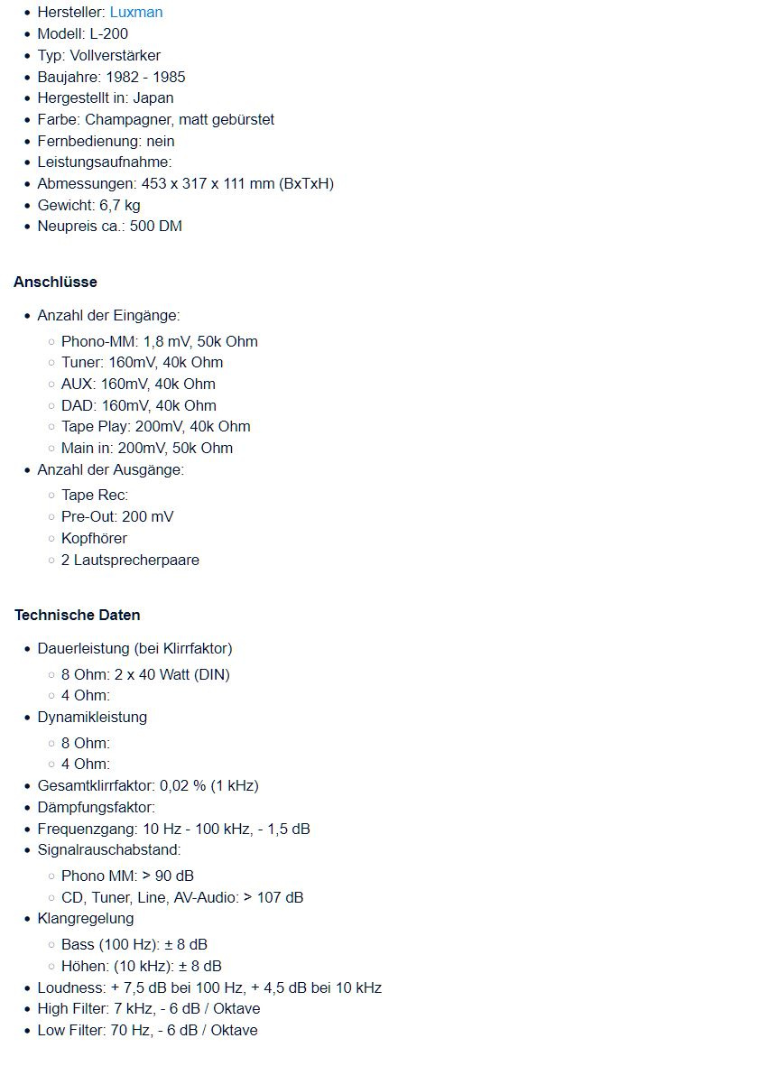 LUXMAN L-200 Stereo Integrated Amplifier/Ultimate - 12