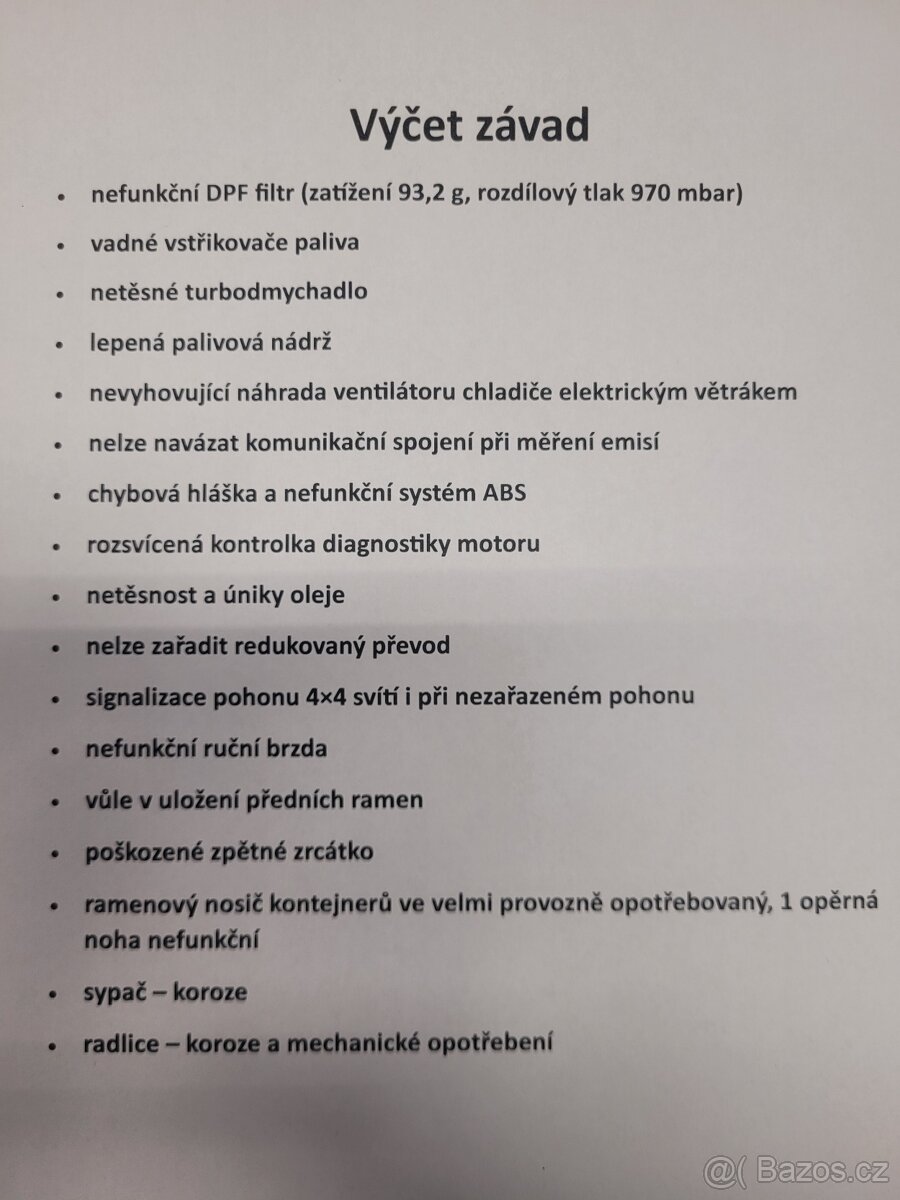 Prodám vůz Multicar M30 Fumo - 12