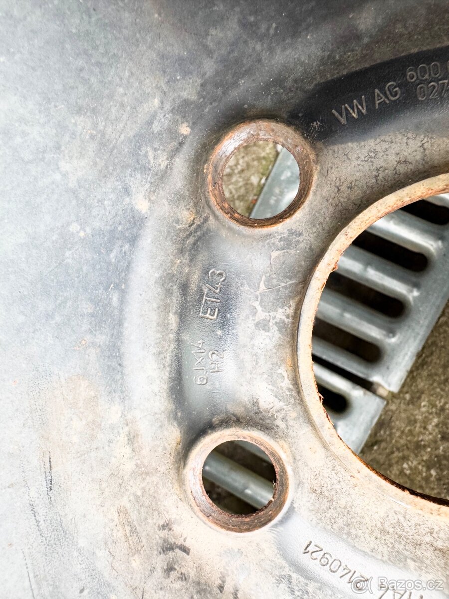 Zimní kola Škoda Fabia I, 6Jx14 ET43 5x100 - 12