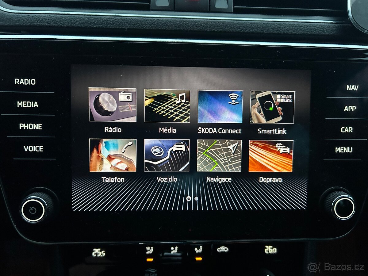 Škoda Superb 3 08/2018, DSG,TDI, BIXenon,Keyless,Navigace - 12