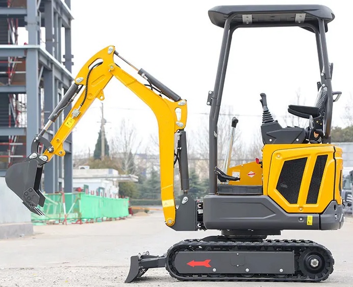 Minibagr 1,6t – Laidong 16kW, joysticky, hodně příslušenství - 12