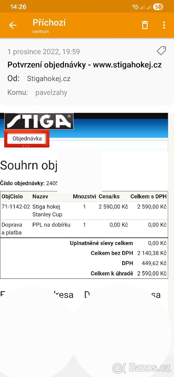 Stiga hokej Stanley Cup - 12