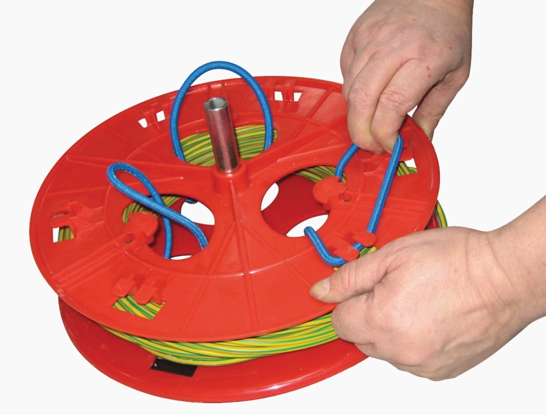 Cívka na kabely, s bungee šňůrami - 12