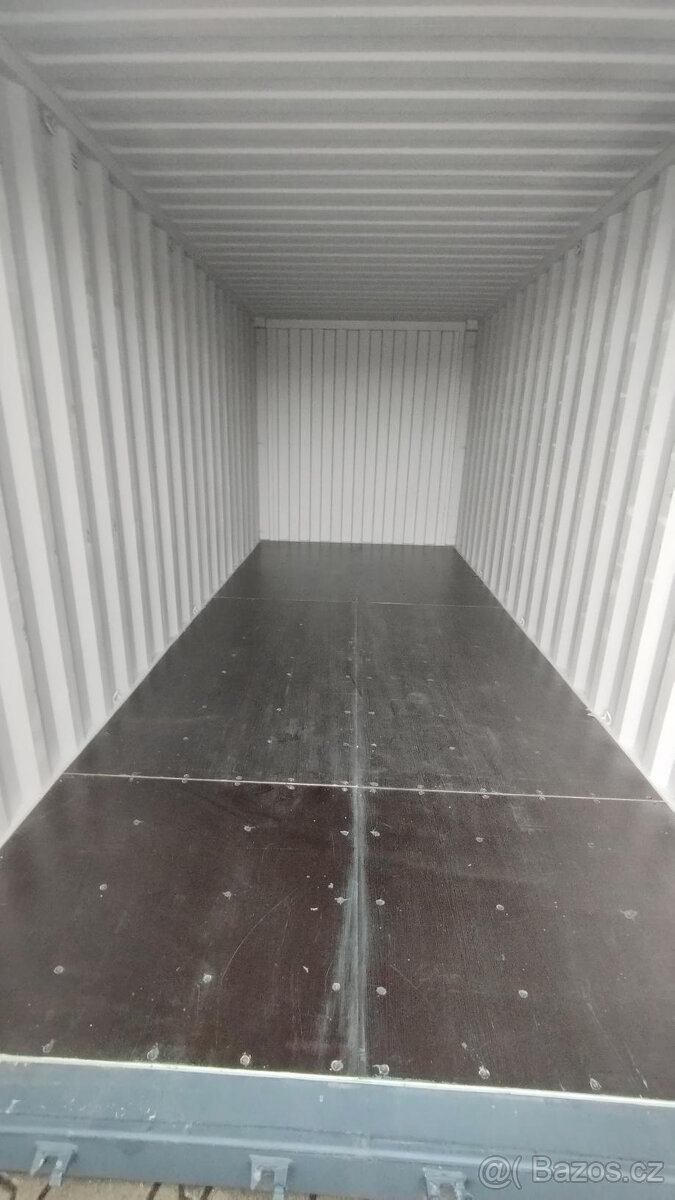 Lodní 20 ft kontejner po jedné cestě barva antracit - 12