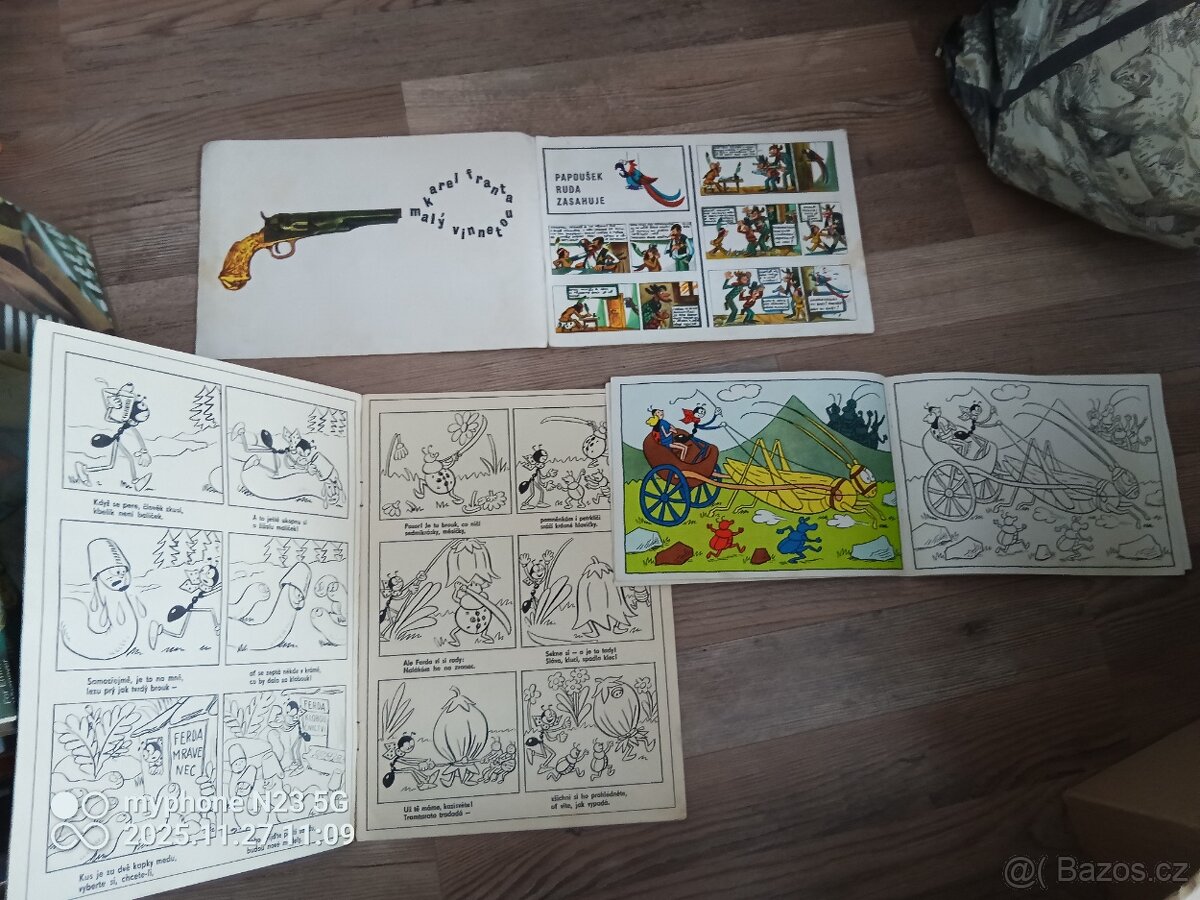 Retro dětské knihy leporela casopisy - 12