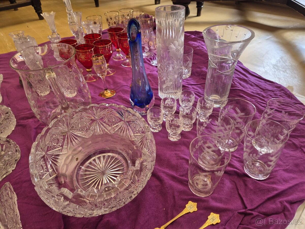 Prodám broušené sklo - 12