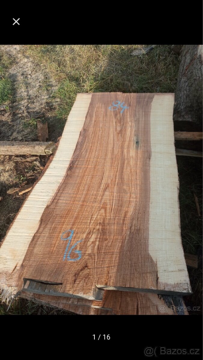 Fošny jasan,modřín ,XXL fošny - 12